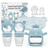 MISSLILI Baby Silicone Fruit Food Feeder Pacifier & Breastmilk Popsicle Molds, BPA Free Baby Food Storage Containers