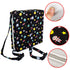 Dining Chair Heightening Cushion, Portable Adjustable Highchair Booster for Baby Toddler Kids, Washable Seat Pad (Black