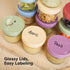 6pk 4oz KeaBabies Glass Baby Food Containers with Lids - Leak-Proof, Microwavable Small Glass Jars, Baby Purees