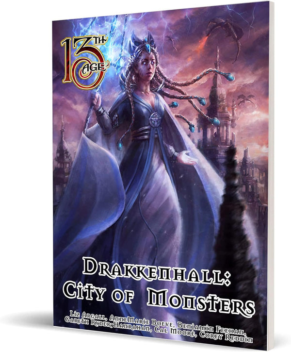 Drakkenhall: City of Monsters - Paperback Role Playing Game Book Black & White