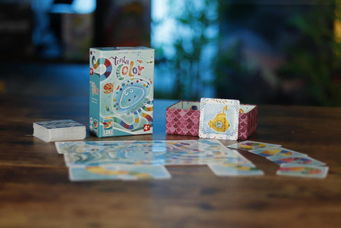 IELLO Loki Tentacolor - Ocean Explorer Drafting Game for Kids & Family, Ages 4+, 2-4 Players