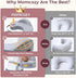 Momcozy Innovative Safety Guard Nursing Pillow - Firm & Springy Memory Foam - Stable, Ergonomic Support & Comfort