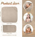 VitalCozy 8 (32 32 Inch,Neutral Pcs Baby Muslin Hooded Bath Towels and Washcloths Muslin Cotton Hooded Baby Towels