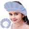 Baby Kids Shower Cap, Adjustable Bathing Protection Hat for Toddler, Baby, Kids (Blue)