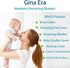 100% 4 30 30 Inch (Style11) Gina Era Flannel Receiving Blankets, Baby Swaddle Blankets Cotton Pcs One Size X for Baby