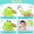 HengGL 24 Light Up Baby Bath Bubble Toys,Tub Big Frog Automatic Bubble Maker Blower with Music Baby Fun Shower Toys