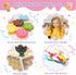 2 1 Set (63pcs), Counter 3+ SIMPLIPLAY in Portable Wooden Ice Cream Toy & Cookie Play Slice and Bake Cookies, Scoop