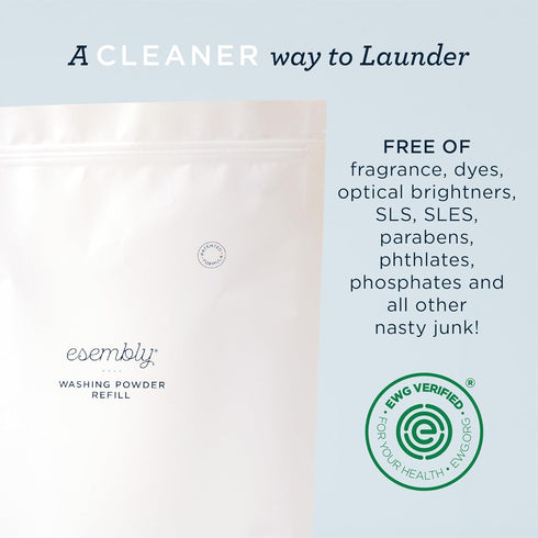 (6lb Esembly Laundry Washing Powder HE Mineral Based Detergent for All Household Laundry and Cloth Diapers Patented