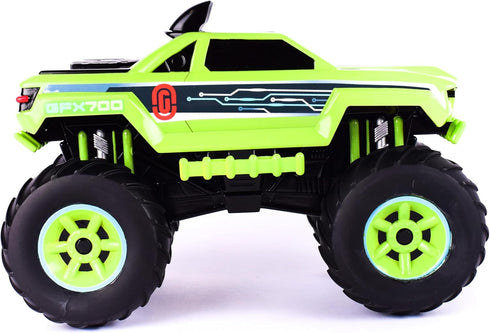 12" Maxx Action Motorized 'Lights & Sounds' Off-Road Monster Truck - Green