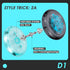 Looping Yoyo D1 Responsive Yoyo for Kids - 2A Loop Yo-yo for Beginners, Easy to Play Basic String Tricks, 12 Strings
