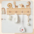 RattanView Safari Animal Decorative Wall Hook for Kids Jungle Forest Animals Wooden Coat Hook Hanger for Baby Nursery