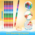 Set 4-8-12 Travel24+24Pcs BenLouis Coloring Books for Kids With Stacking Crayons Mini Coloring Books Bulk for Ages