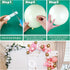 Tinabless Balloon Decorating Strip Kit for Garland, 32Ft Balloon Tape Strip, 1 Tying Tool, 100 Dot Glue & 15 Balloons