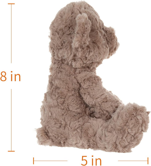 Apricot Lamb Toys Plush Gray Teddy Bear Stuffed Animal Soft Cuddly Perfect for Child (Gray Bear,8 Inches)