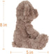 Apricot Lamb Toys Plush Gray Teddy Bear Stuffed Animal Soft Cuddly Perfect for Child (Gray Bear,8 Inches)