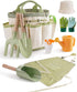 ROBUD Kid Gardening Set, Wooden Garden Tool for Kid, Garden Tool Kit