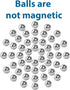 9mm 50 Pack Four Brothers Replacement Balls for Crossfire Game - Balls - (Non-Magnetic)