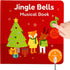 Cali's Books Jingle Bells USB-C Rechargeable Christmas Musical Book - Toddler Interactive