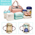 Backpack, Backpack Beaulyn Small Diaper Bag Mini Diaper Tote & Portable Crossbody with Insulated Pocket