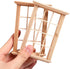 8PCS 1: 12 DOITOOL Dollhouse Windows Scale Miniature Dollhouse Furniture Mini Window Frame Model DIY Doll House