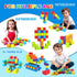Magnetic Building Blocks Large, 1.65 inch Stacking Cubes for Toddlers, Sensory & Montessori Toys (12 PCS)