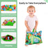 ALASOU 9 PCS Dinosaur Fantastic Creatures Toys with Playmat/Storage Bag, 1st Birthday Gifts for 1 Year Old Boy