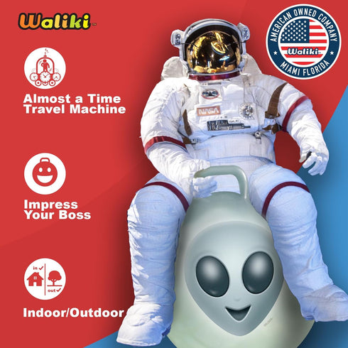 29" WALIKI Hop Ball for Adults | Glow in The Dark Alien Hopping Ball | Sit and Bounce Ball | Great for Team Building