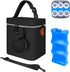 Fxady Breastmilk Cooler Bag with Ice Pack, Insulated Baby Bottle Tote Bag for