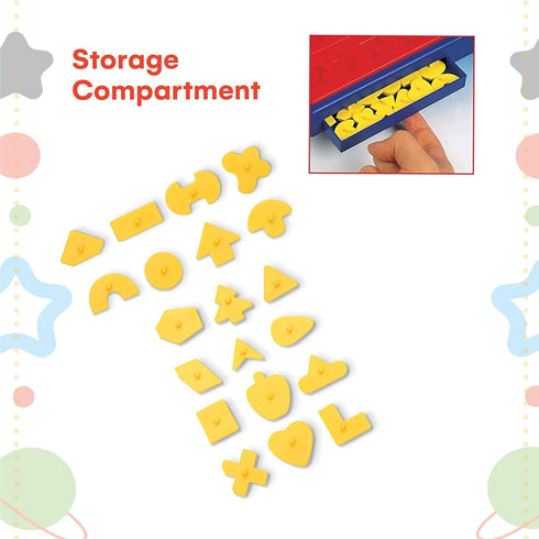 Winning Fingers Shape Toy Puzzle Game – Educational Board Game for Two Players, Concentration Matching Game for Kids 3+