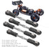 RC Steering Rod, 4Pcs Adjustable Metal Steering Linkage Rod for Remote Control Car Servo Pull Rod