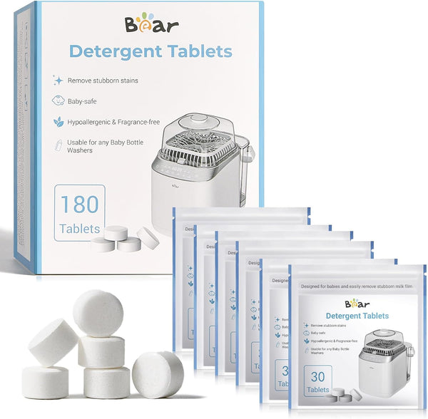 Bear Official Bottle Washer Tablets, 180 Count - Detergent Tablets for Bear