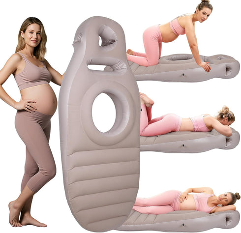 MOELUM Inflatable Pregnancy Pillow for Pregnant Women - Maternity Mattress with Belly &