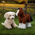 12 inches The Petting Zoo Standing Clydesdale Horse Stuffed Animal Plushie, Gifts for Kids, Wild Onez Barnyard Animals
