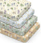 VitalCozy 4 Pcs Watercolor Dragon Crib Sheet Set Newborn Bedding Nursery Baby