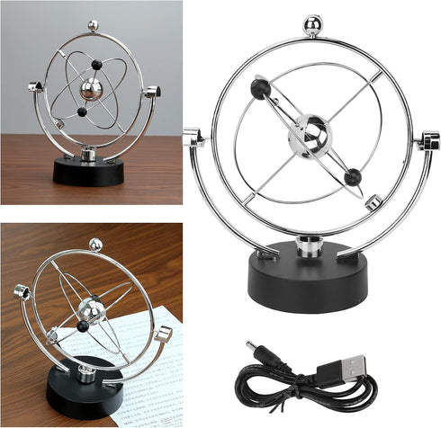 Art Asteroid, Perpetual Motion Toy, USB Cable Power Supply, Desktop Balance Decoration, Astronomy Kit