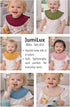 Bibs-Set 6 Baby Cotton Muslin Ruffled