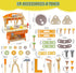 Kids Tool Bench with 39 Accessories, 6 Tools, Multi-Function Educational Workbench Gift for Boys, Girls Age 2-5