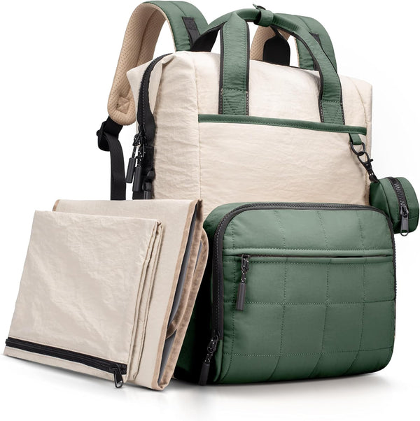 VONAL Diaper Bag Backpack, Lightweight Baby Diaper Bags, Travel Large Diaper Bag