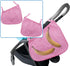 2 Pack Universal Side Sling Stroller Organizer with Mesh Cargo Net,Adjustable and Non-Slip Stroller Storage Bags