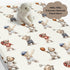 Wicbfdfv 28x52 Inch Cute Sport Bears Golf Baseball Basketball Fitted Baby Crib Sheet for Boys Girls Sports Lover Gift