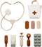 Marlowe & Co Silicone Pretend Play Doctor Kit for Children, 10 Piece