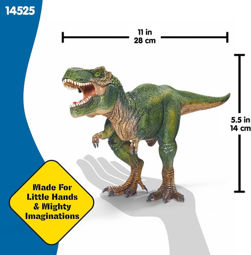11" 5+ 14525 Schleich Dinosaurs - T Rex Action Toy Figure - Jurassic Era Tyrannosaurus Rex Figurine with Movable Jaw