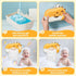 1-3 4-8 Baby Bath Toys, Rechargeable Dinosaur Bath Bubble Machine with Music, Bathtime Bathtub Toys for Toddlers