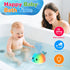 6-12-18 1-3, 1-3 Summer Baby Bath Toys, Light Up Whale Bath Toy Sprinkler for Babies Months, Bath Toys for Kids Toddler