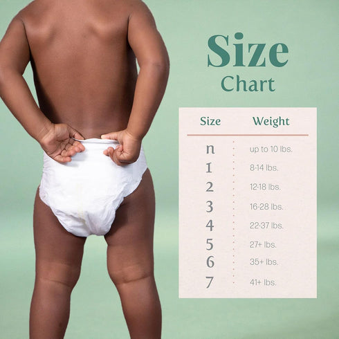 1 (176 Count) Earth & Eden Sensitive Baby Diapers, Size - Eco-Conscious & Hypoallergenic Diapers - No Harsh Chemicals