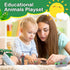 54 Set Playset Set, Pcs Play Farm Feed Food Accessories Toy Mini Educational Feed Includes Plastic Hay Bale Straw Heap