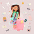 25 Pcs 5.3 Inch Doll Clothes Suitcase Accessories, 4 Dresses, 3 Tops, 3 Swimsuits, 1 Luggage, 3 Shoes, 11 Travel