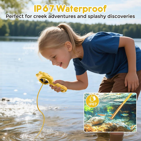 Vivid Glass 4-12 Borescope Camera for Kids - STEM Science Educational Toy for Years Old Boys & Girls | Birthday Gift