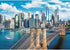 Trefl Brooklyn Bridge, New York, USA 1000 Piece Jigsaw Puzzle Red 27"x19" Print, DIY Puzzle, Creative Fun, Classic Puzzle for Adults and Children from 12 Years Old