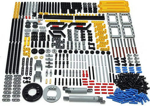 ZHX Technical Parts Beams Axles Connectors Bricks Sets - 457 Pieces for Technic Car MOC Building Block Toys